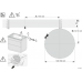 Miele KMDA 7272-1 FL Silence inductie kookplaat met afzuiging