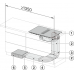 Miele KMDA 7272-1 FL Silence inductie kookplaat met afzuiging