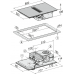 Miele KMDA 7272-1 FL Silence inductie kookplaat met afzuiging