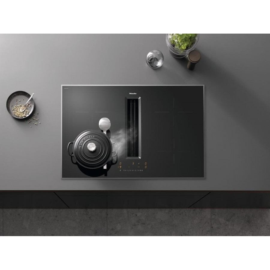 Miele KMDA 7272-1 FR Silence inductie kookplaat met afzuiging