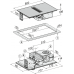 Miele KMDA 7473-1 FL Silence inductie kookplaat met afzuiging