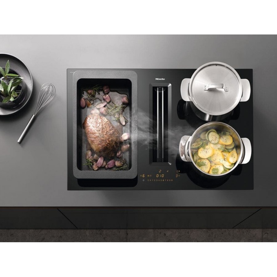 Miele KMDA 7473-1 FL Silence inductie kookplaat met afzuiging