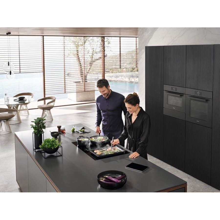 Miele KMDA 7473-1 FL Silence inductie kookplaat met afzuiging