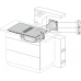 Miele KMDA 7473-1 FL Silence inductie kookplaat met afzuiging