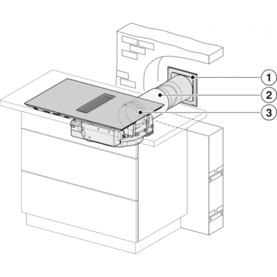 Miele KMDA 7473-1 FL Silence inductie kookplaat met afzuiging