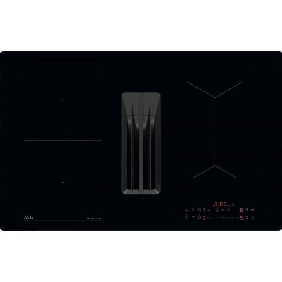 AEG TT84CB00CB inductie kookplaat met afzuiging
