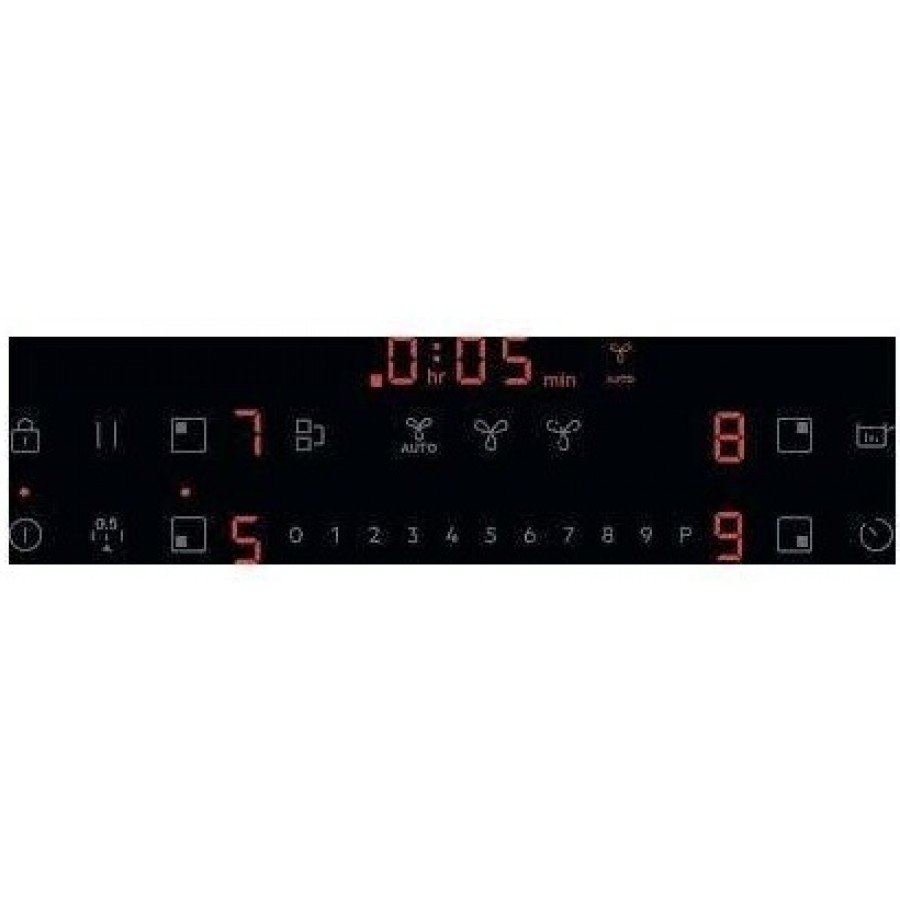 AEG TT84CB00CB inductie kookplaat met afzuiging