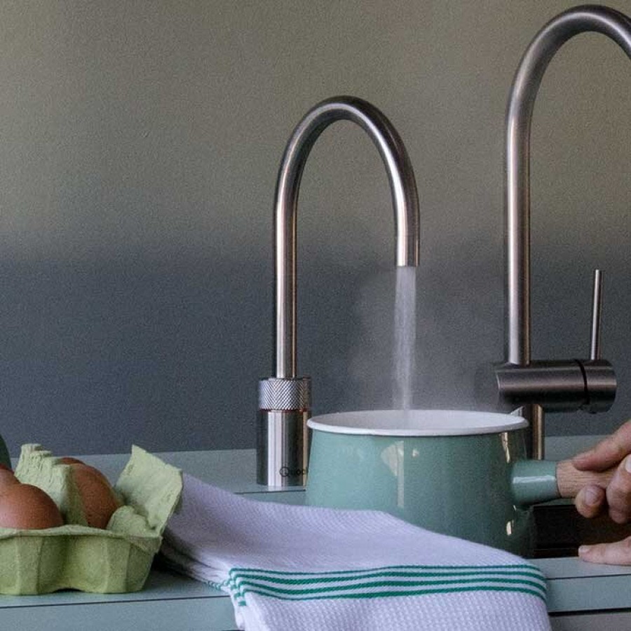 Quooker Nordic Round Single tap kokend- en warm waterkraan