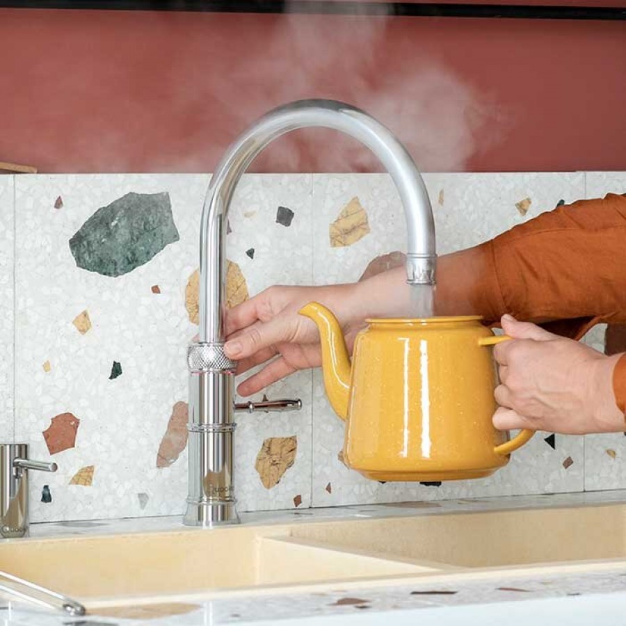 Quooker Classic Fushion Round kokend- en warm waterkraan