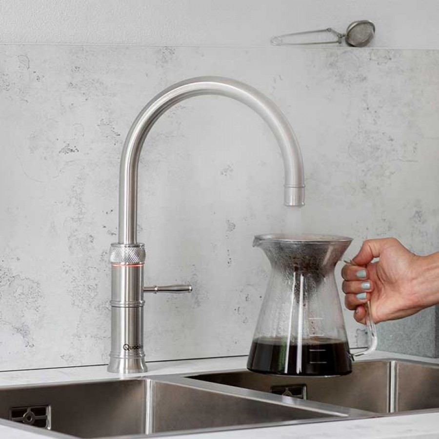 Quooker Classic Fushion Round kokend- en warm waterkraan
