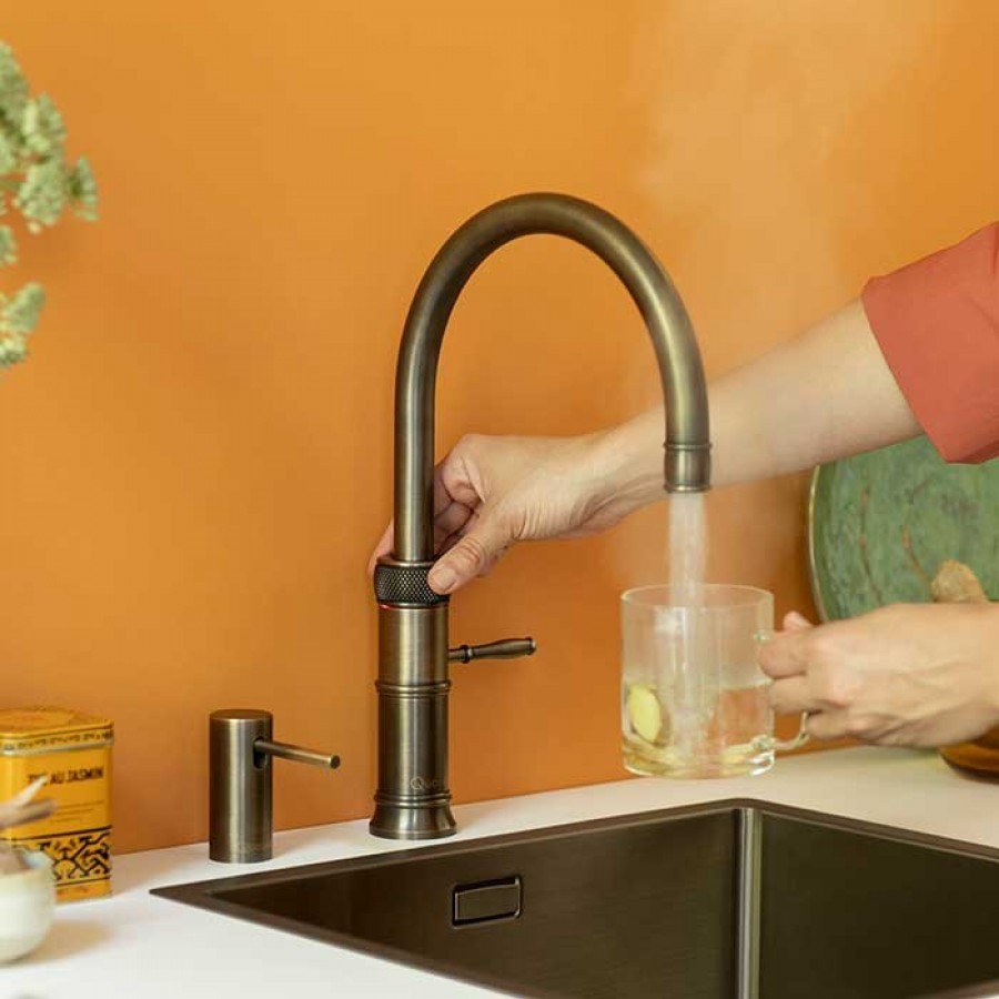 Quooker Classic Fushion Round kokend- en warm waterkraan