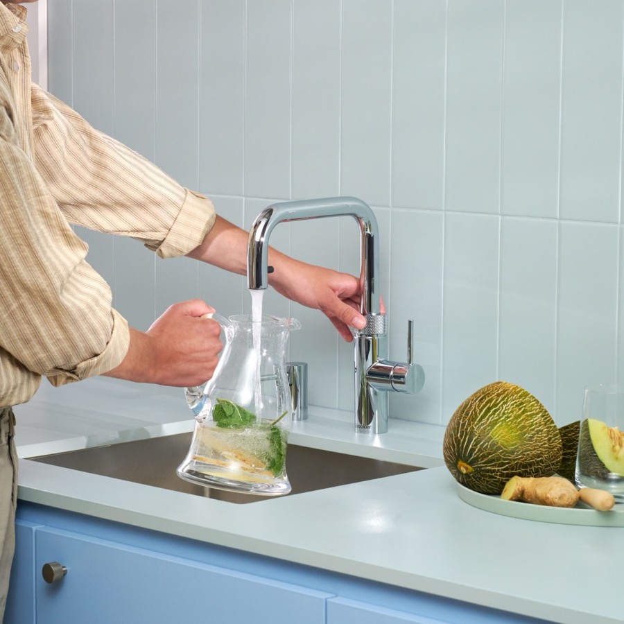 Quooker Flex Square kokend- en warm waterkraan