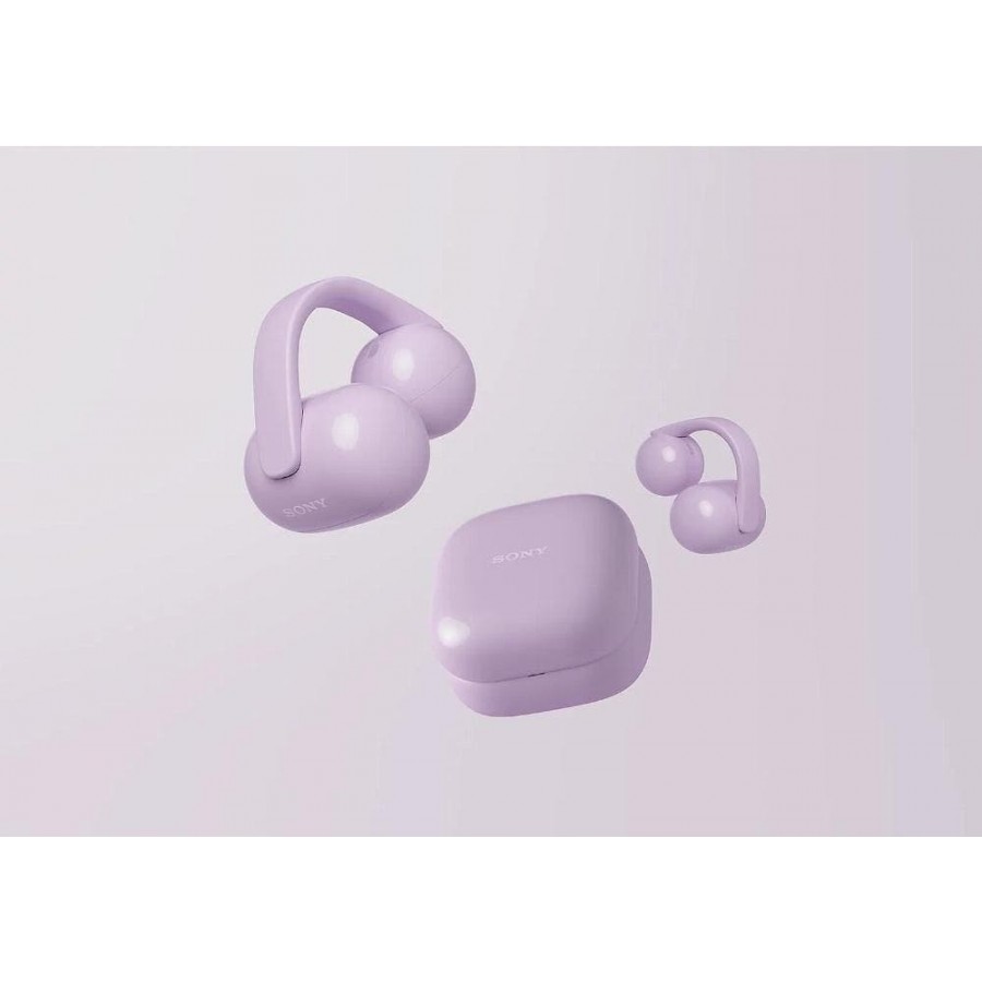 Sony LinkBuds Clip - Paars open-ear hoofdtelefoon