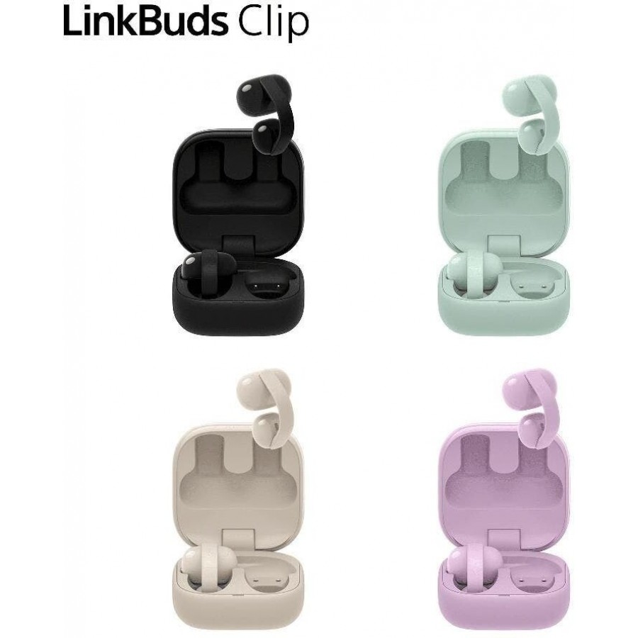 Sony LinkBuds Clip - Groen open-ear hoofdtelefoon