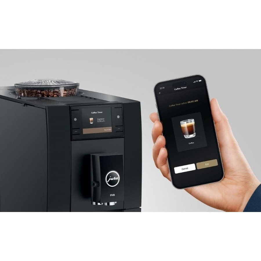 Jura A8 (EA) Piano Black volautomatische koffiemachine