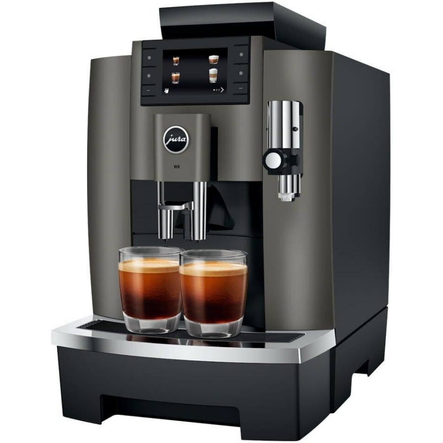 Jura W8 (EB) Dark Inox volautomatische koffiemachine