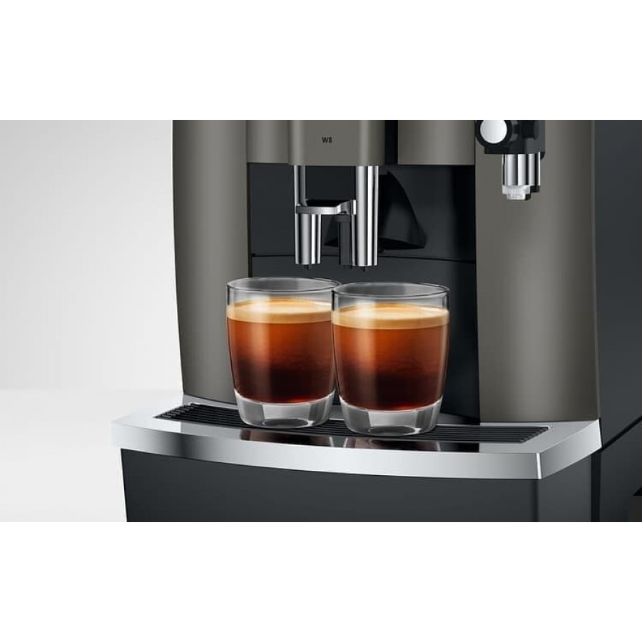 Jura W8 (EB) Dark Inox volautomatische koffiemachine