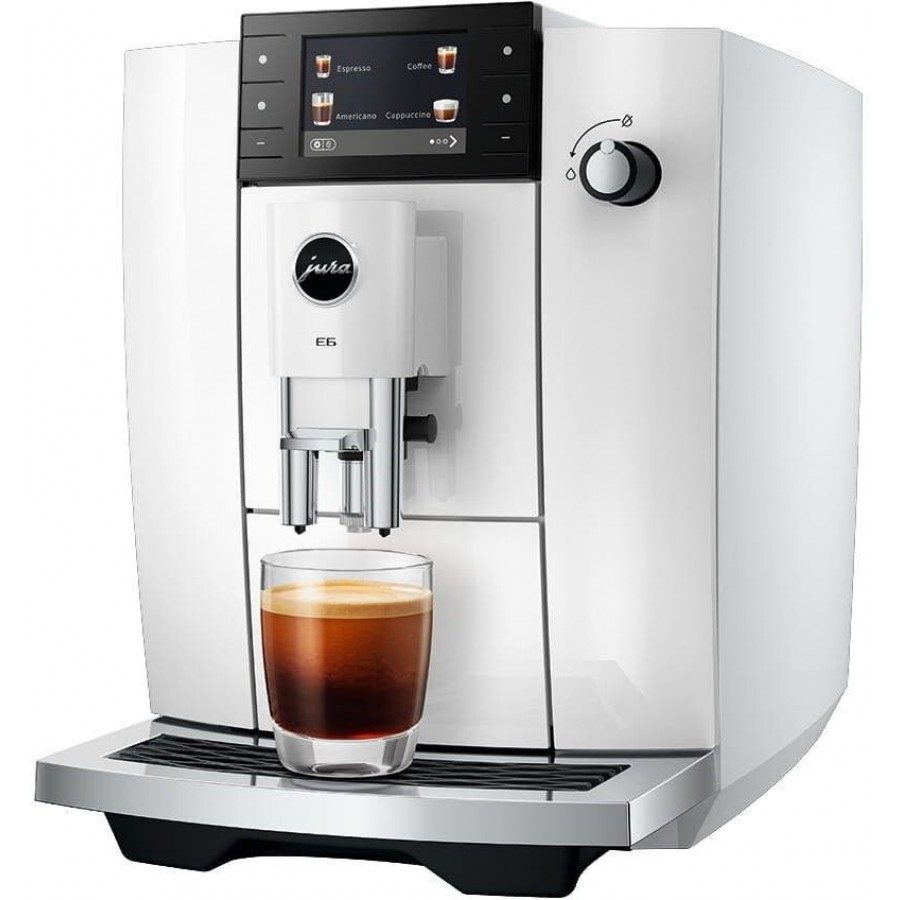 Jura E6 (ED) Piano White volautomatische koffiemachine