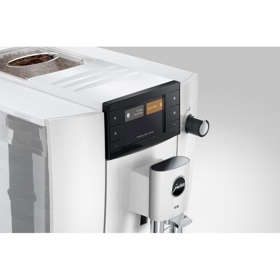 Jura E6 (ED) Piano White volautomatische koffiemachine