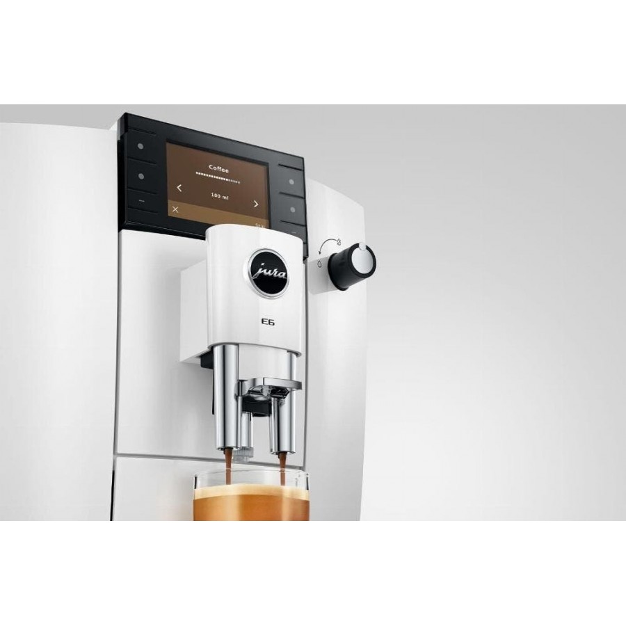 Jura E6 (ED) Piano White volautomatische koffiemachine