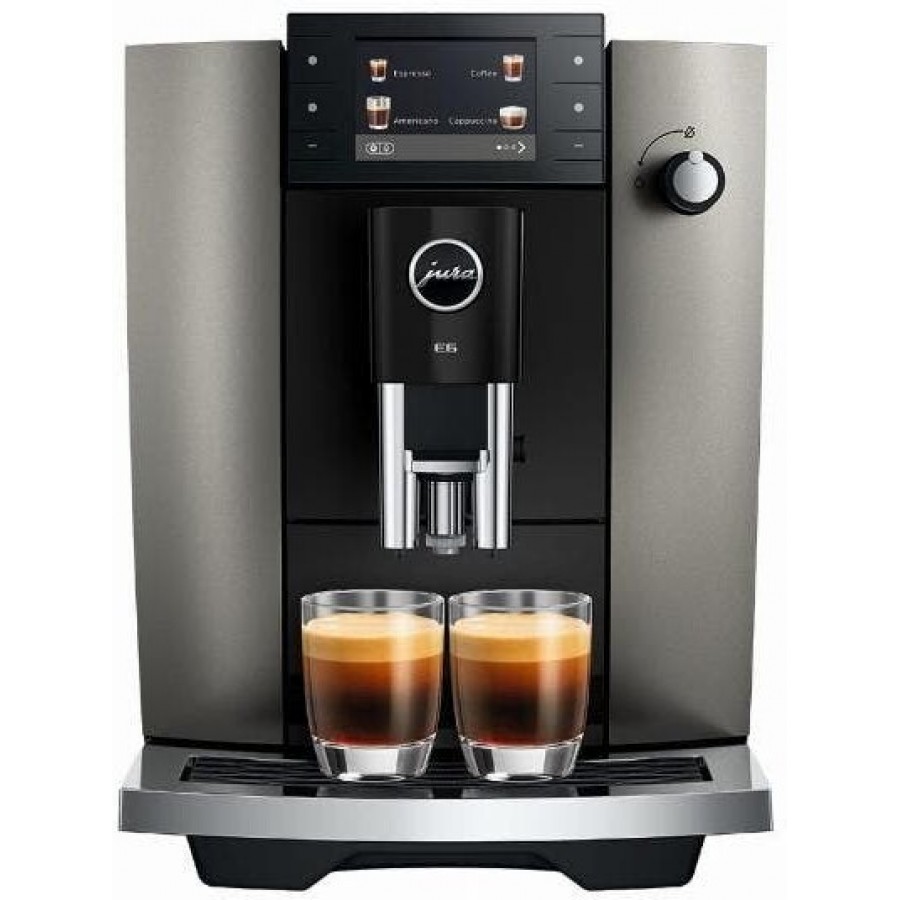 Jura E6 (ED) Dark Inox volautomatische koffiemachine