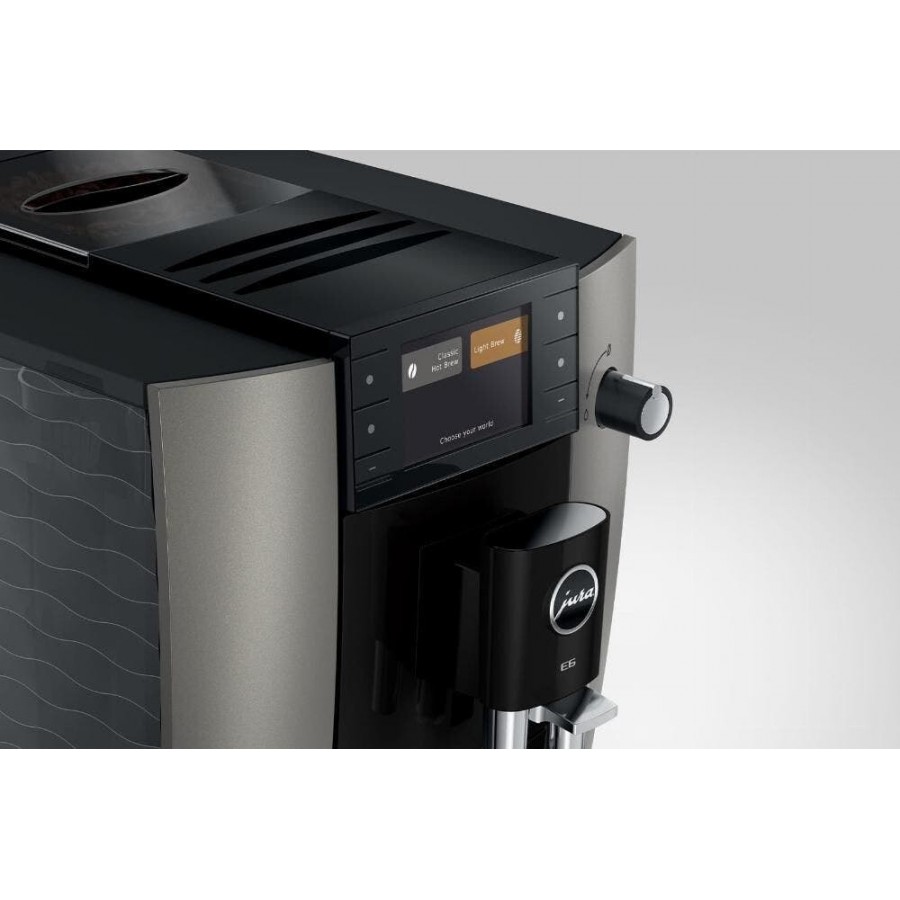 Jura E6 (ED) Dark Inox volautomatische koffiemachine