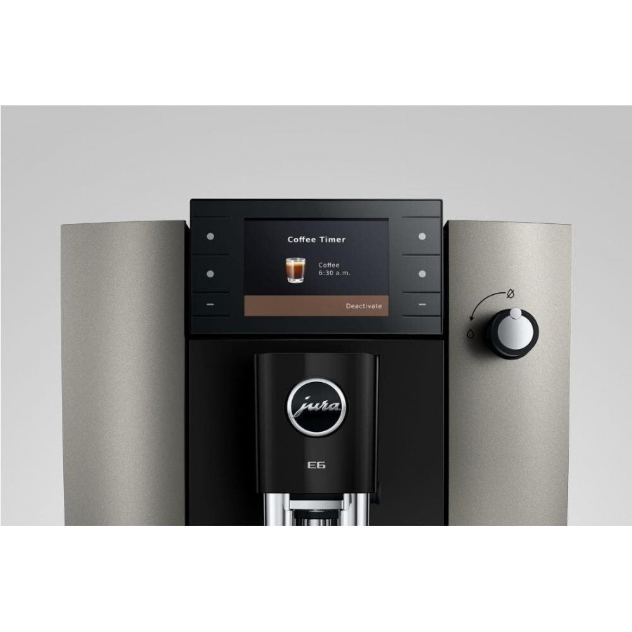 Jura E6 (ED) Dark Inox volautomatische koffiemachine