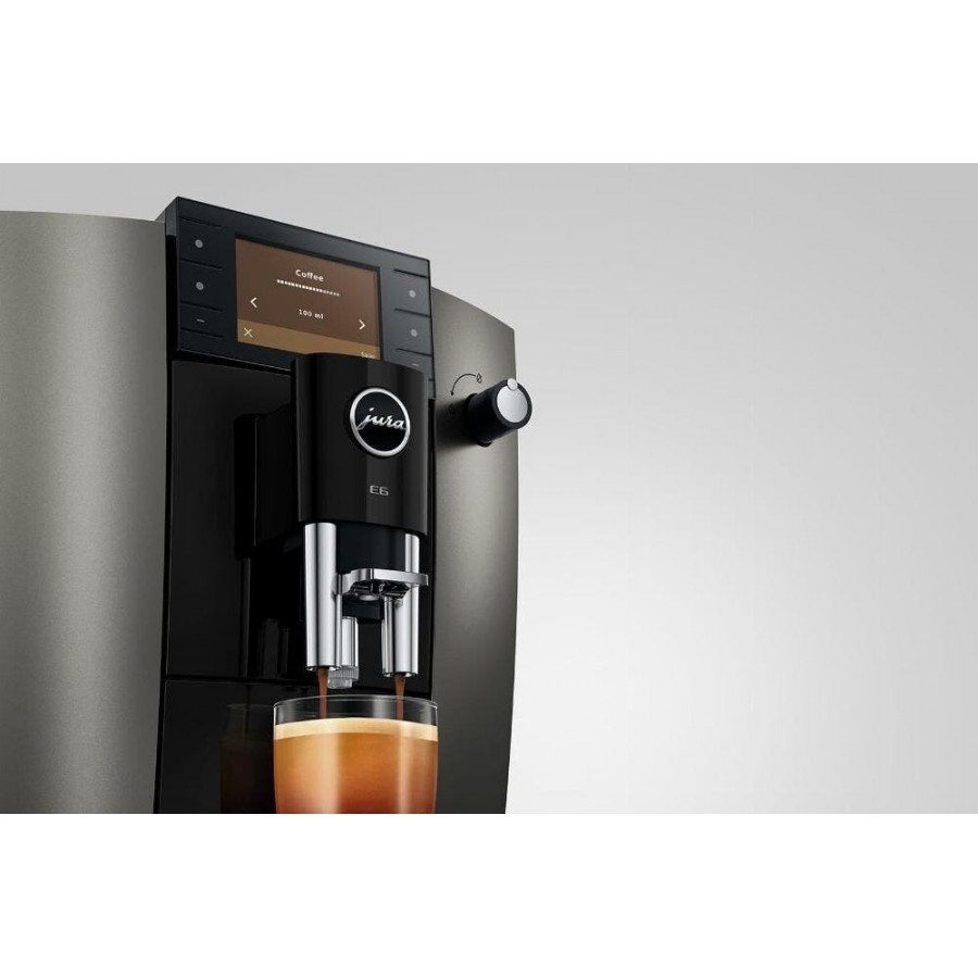 Jura E6 (ED) Dark Inox volautomatische koffiemachine