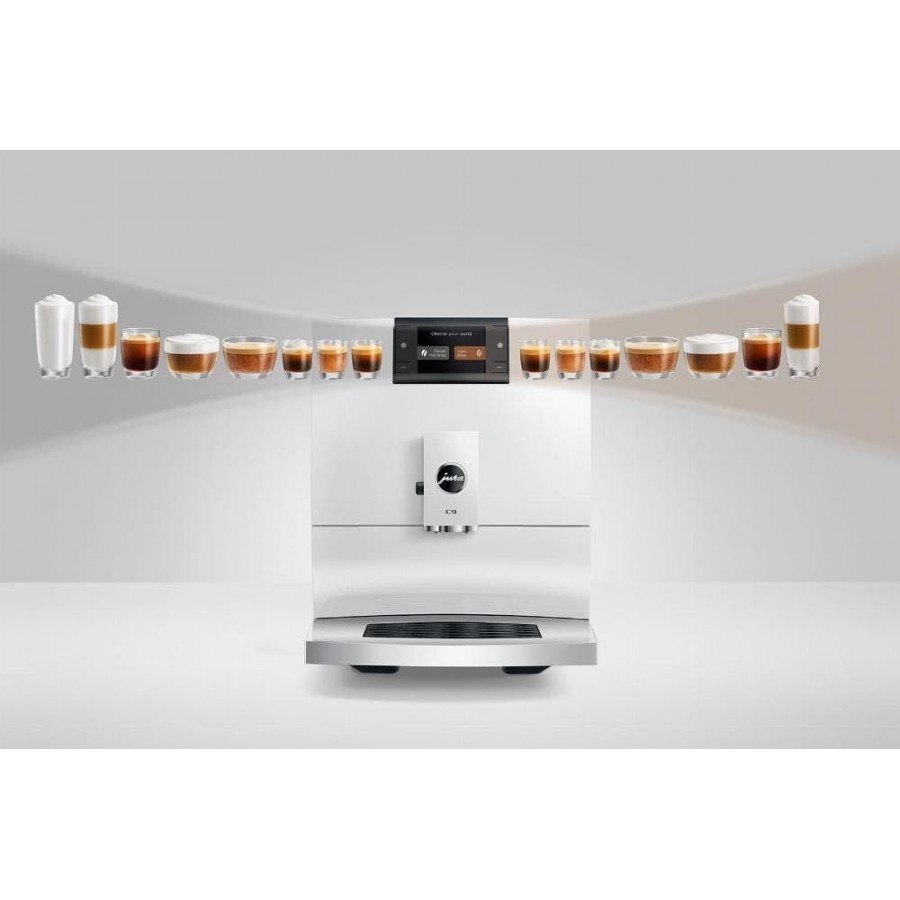 Jura C9 (EA) Piano White volautomatische koffiemachine