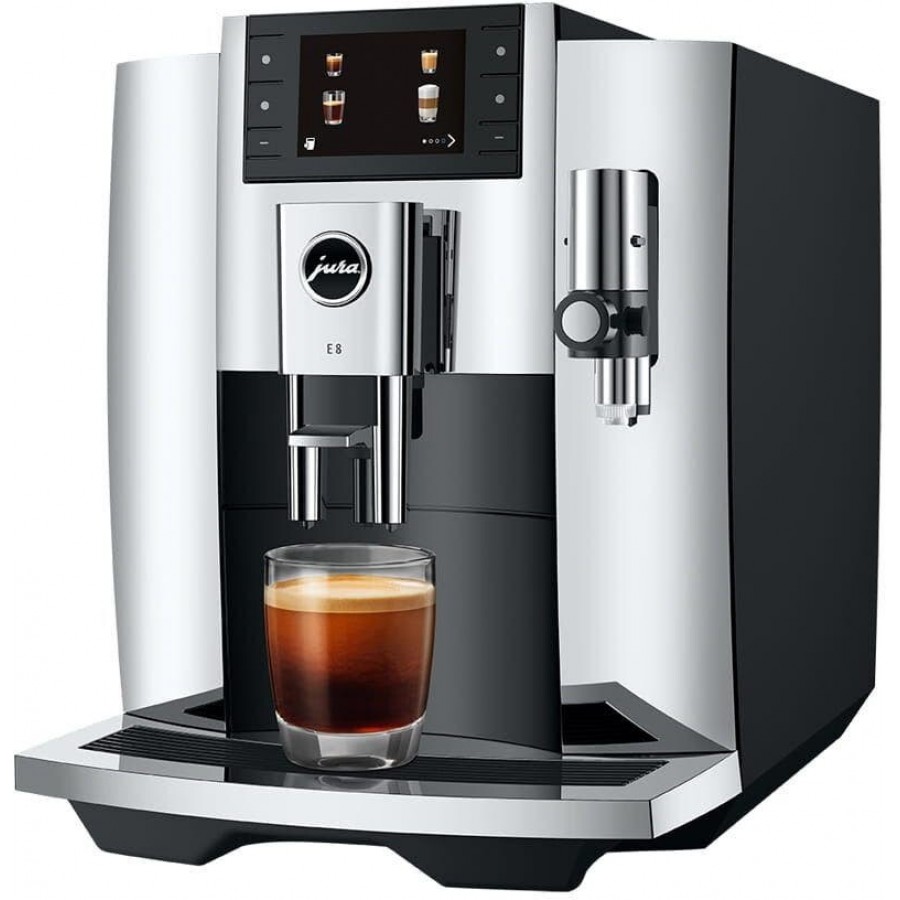 Jura E8 Chroom (EC) volautomatische koffiemachine