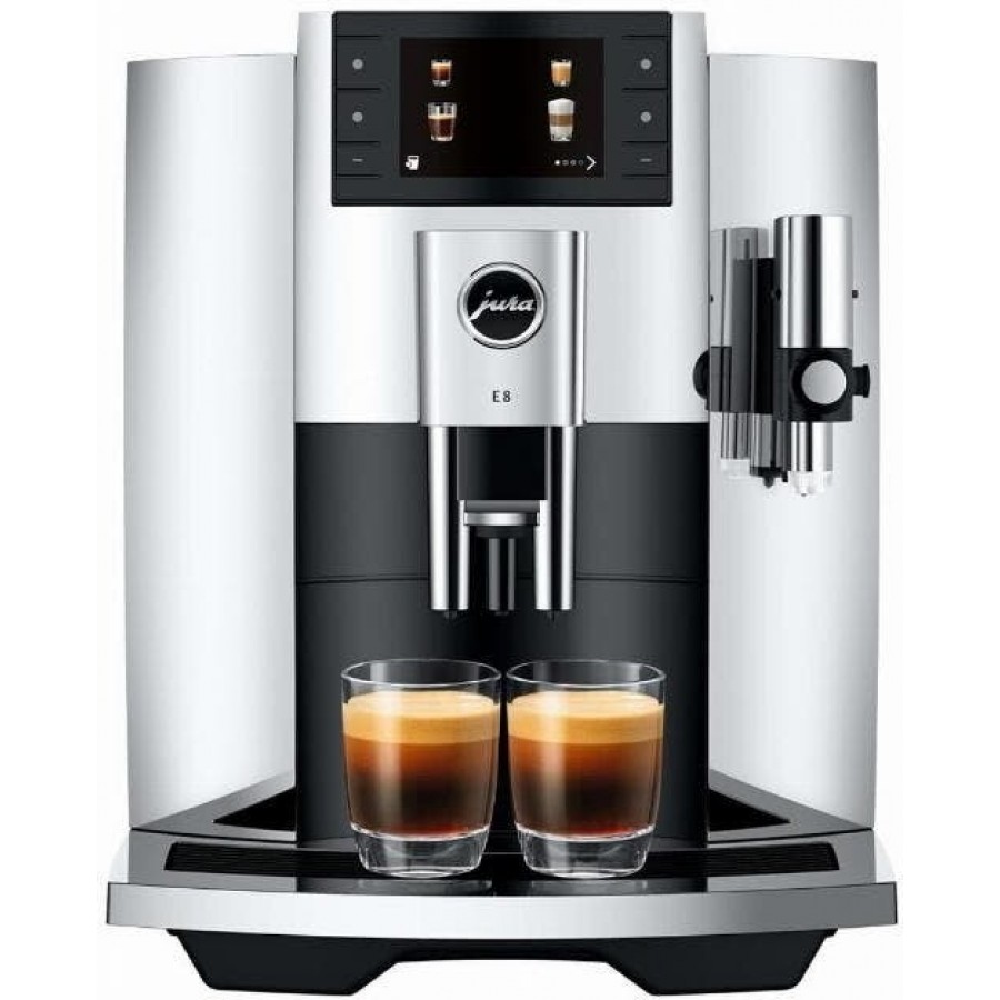 Jura E8 Chroom (EC) volautomatische koffiemachine