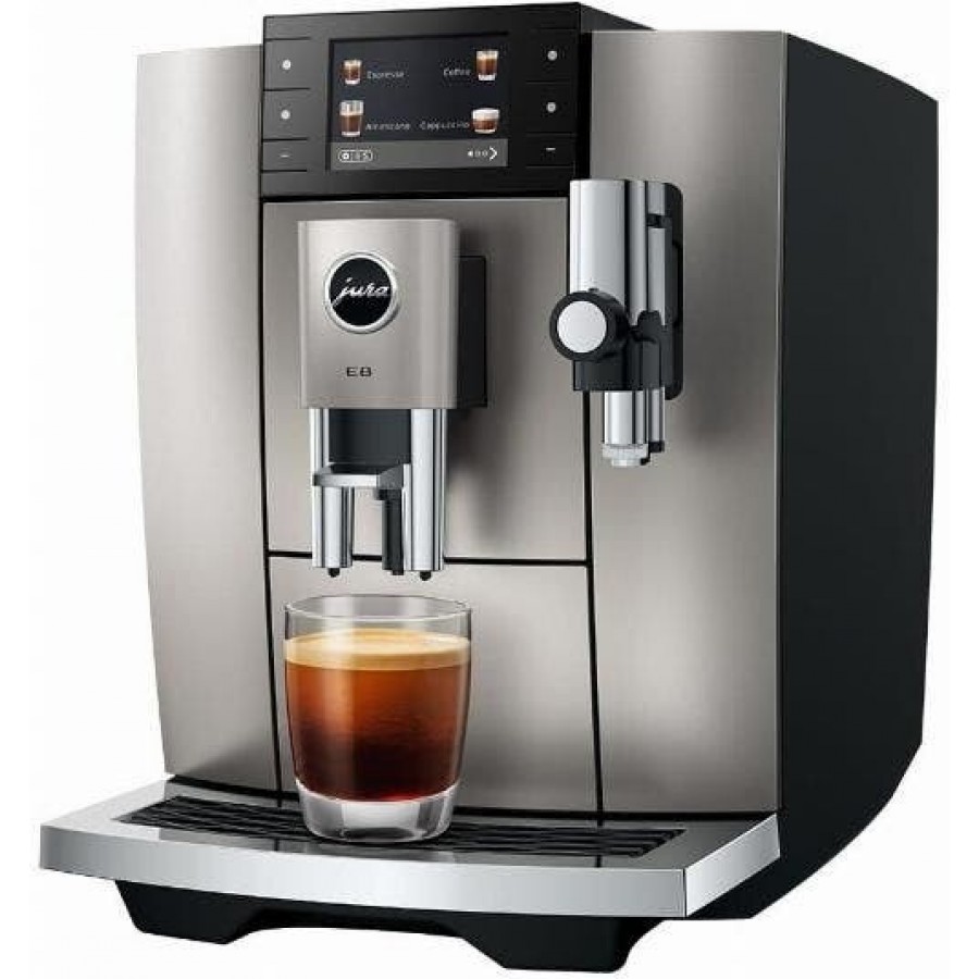 Jura E8 - Midnight Silver (ED) volautomatische koffiemachine