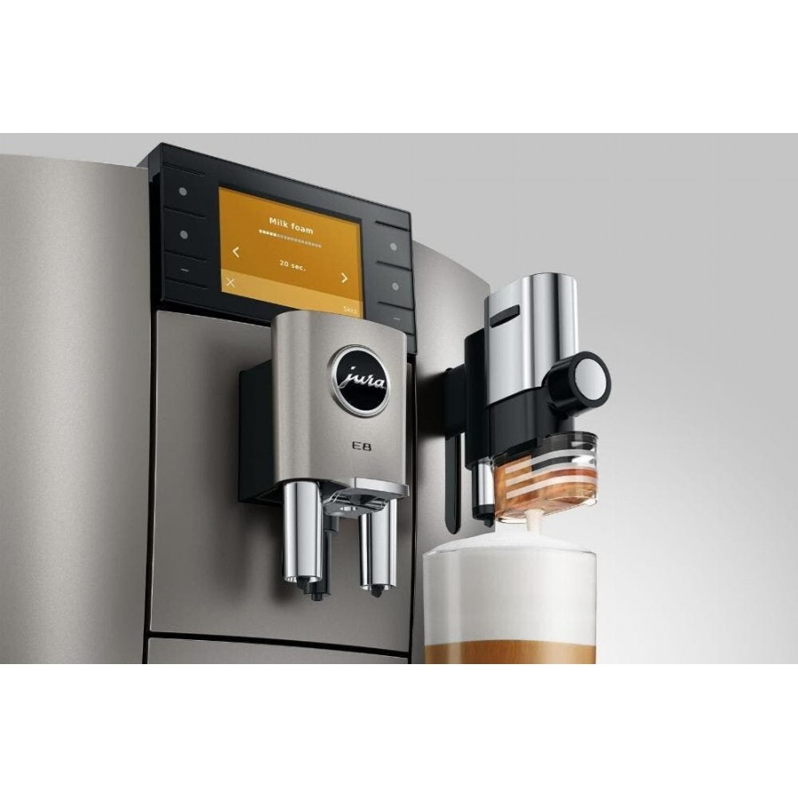 Jura E8 - Midnight Silver (ED) volautomatische koffiemachine