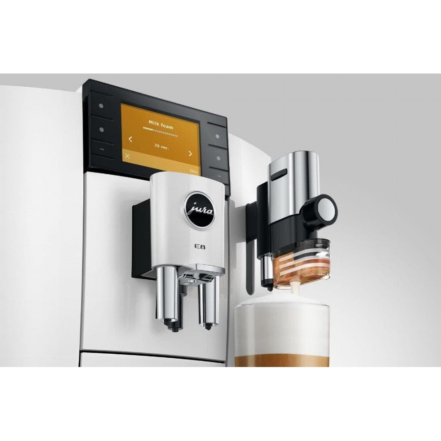 Jura E8 - Piano White (ED) volautomatische koffiemachine