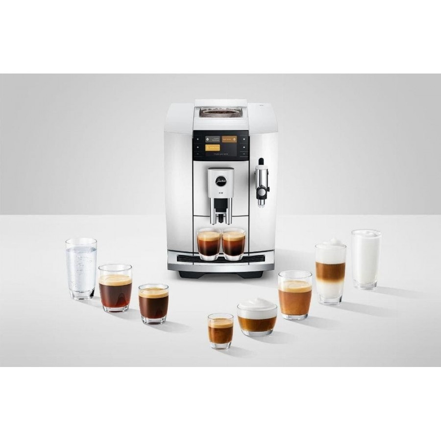 Jura E8 - Piano White (ED) volautomatische koffiemachine