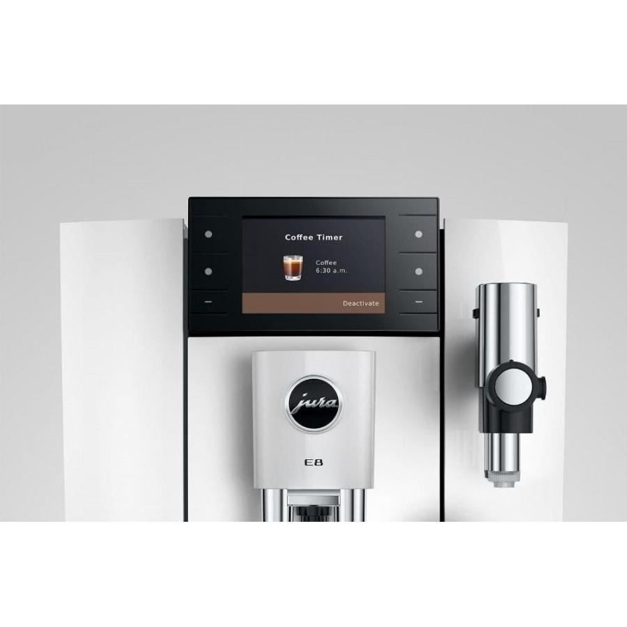 Jura E8 - Piano White (ED) volautomatische koffiemachine