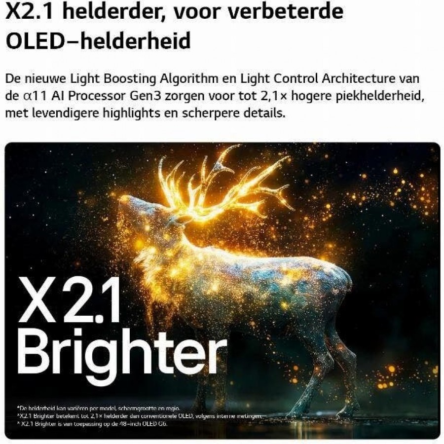 LG OLED48G69LS OLED televisie