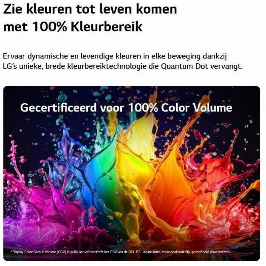 LG 115QNED93B6 LED televisie