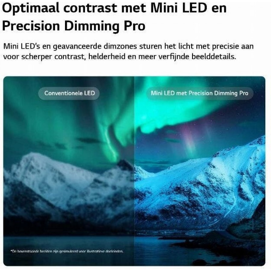 LG 115QNED93B6 LED televisie