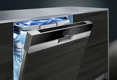 Half geïntegreerde vaatwasser